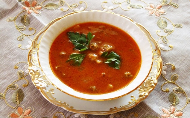10. Bamya çorbası