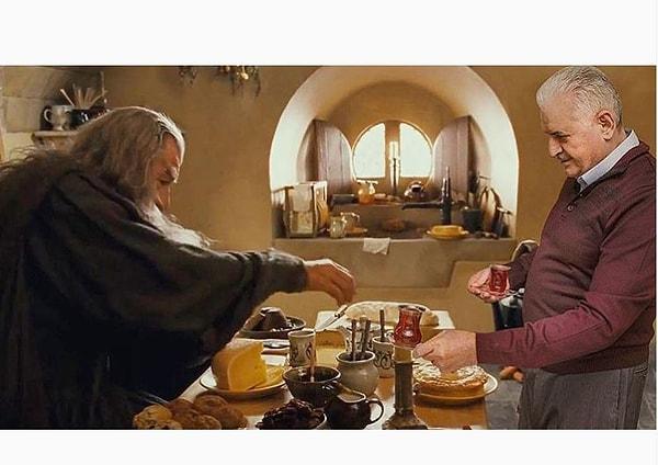 13. Çay içer misin Bay Gandalf?