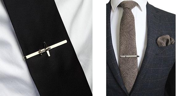 6. Takım elbisenin tamamlayıcısı kravat iğneleri