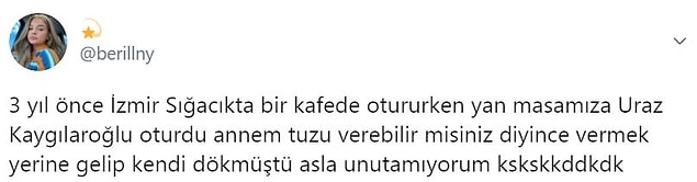 7. Uraz Kaygılaroğlu sen muhteşem bir insansın!