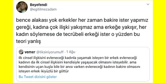 Bakire Kadınlarla Evlenmek İsteyen Ancak Evlenene Kadar İstediklerini Yapmayı Hak Gören Erkekleri Masaya Yatırdık!