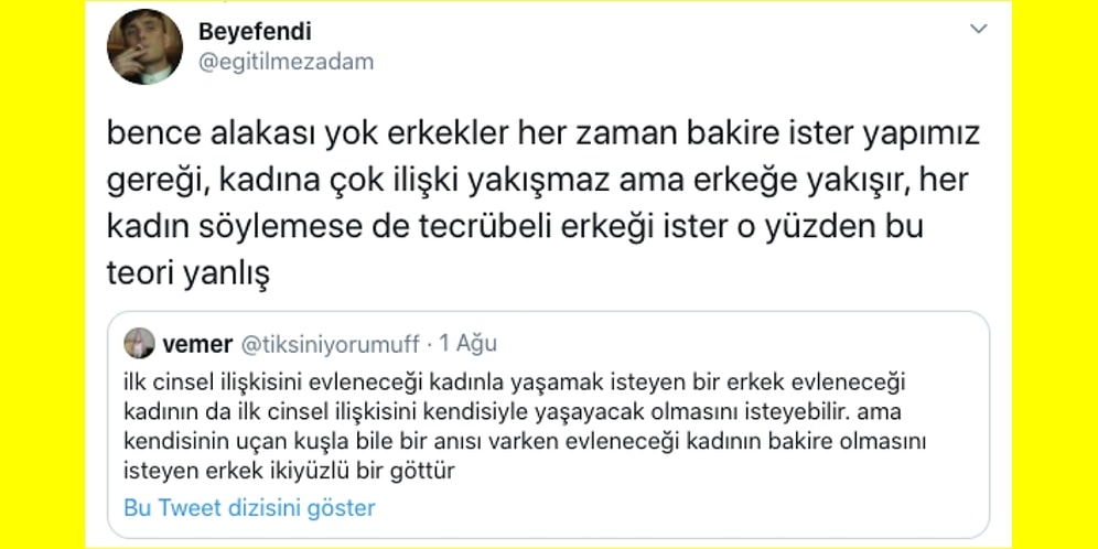 Bakire Kadınlarla Evlenmek İsteyen Ancak Evlenene Kadar İstediklerini Yapmayı Hak Gören Erkekleri Masaya Yatırdık!