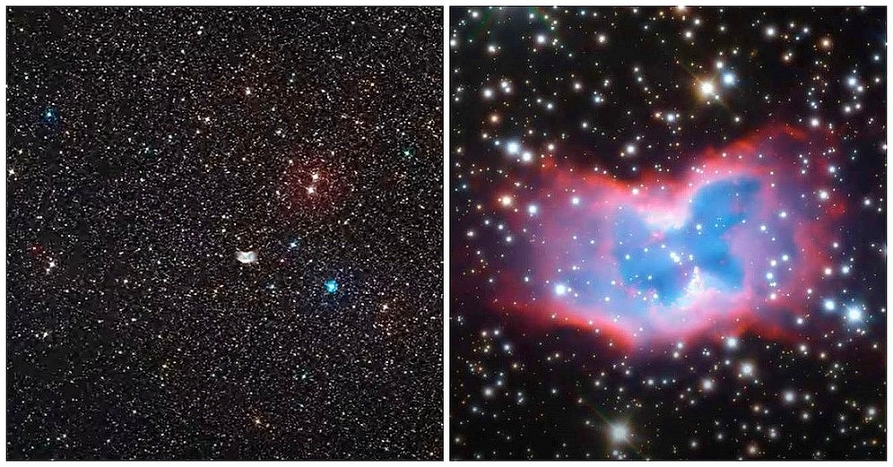 Işıltılı ve Rengarenk Uzay Kelebeğinin Gökbilimciler Tarafından Paylaşılan Görüntüsü Herkesi Büyüledi!