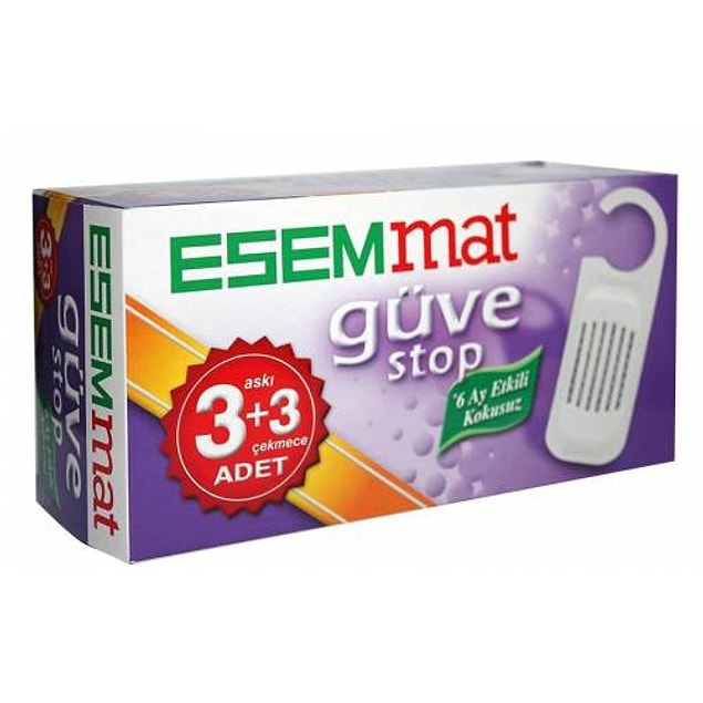 17. Kıyafetlerimizin baş düşmanı güveleri de unutmadık.