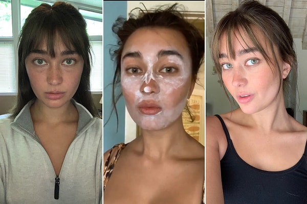 В TikTok есть тренд с солнцезащитным кремом, который был популярен в последнее время.