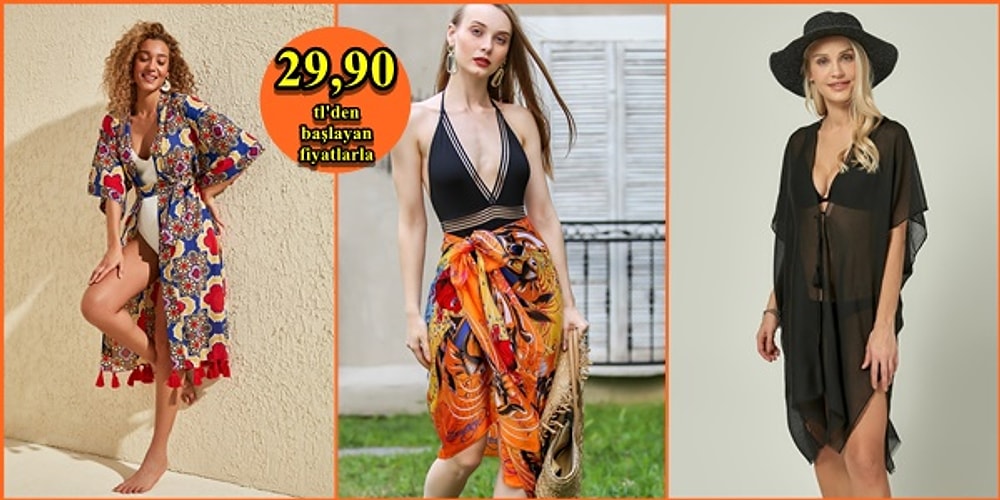 Beach’lerde Kimseden Bir Eksiğiniz Kalmasın Diye Almanız Gereken 19 Pareo ve Kaftan