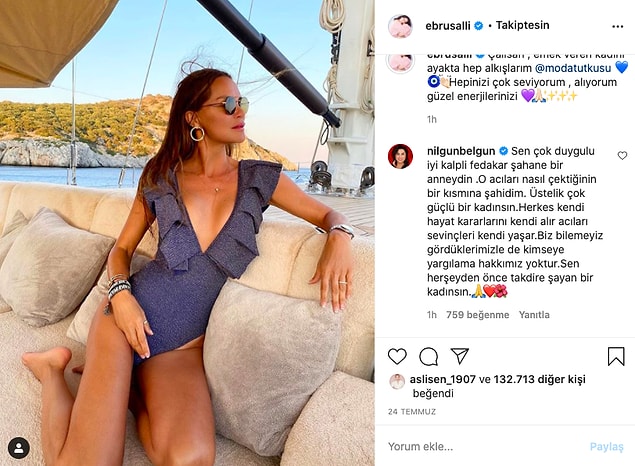 Özellikle tatil fotoğraflarını paylaşmaya başladığı andan itibaren onu yerden yere vurdular.