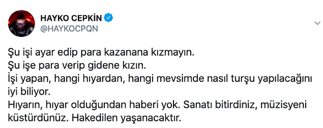 Tüm gelen bu tepkiler sonrasındaysa Murat Övüç, bugün bir açıklama yaptı...