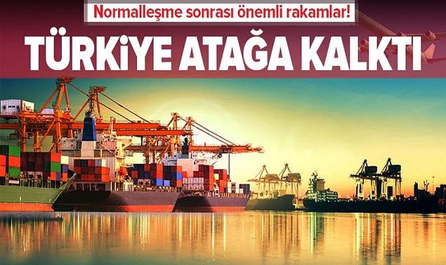 Haberin paylaşımında "Türkiye atağa kalktı! Normalleşme sonrası önemli rakamlar" ifadelerine yer verildi.
