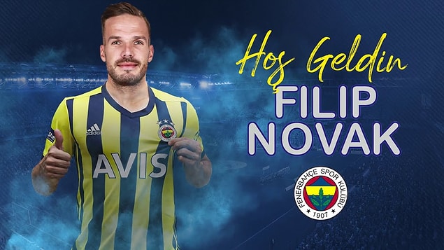 Sarı-lacivertli ekip, saat 19.07'de Trabzaonspor'dan ayrılan Çek sol bek Filip Novak'ı 3 yıllığına kadrosuna kattığını duyurdu.