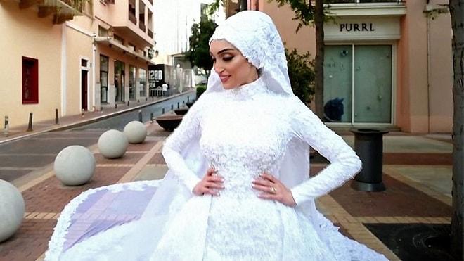 Beyrut’taki Patlamaya Düğün Fotoğrafı Çektirirken Yakalanan Gelin Konuştu: 'Şimdi Ölüyorum Diye Düşündüm'