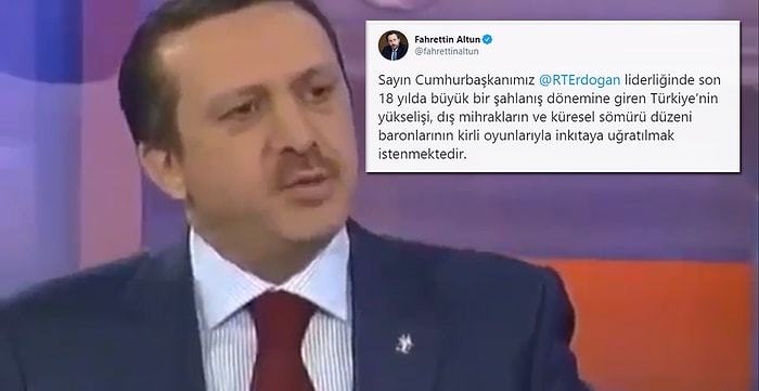 Fahrettin Altun 'Dış Mihraklar' Dedi, Sosyal Medyada Erdoğan'ın Eski Videosu Gündem Oldu