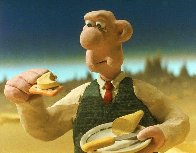 13. Wallace and Gromit'deki peynir