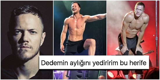 Kalkın Çok Fenayız! Muhteşem Vücuduyla Kadınların Elini Ayağını Titreten Imagine Dragons Solisti Dan Reynolds