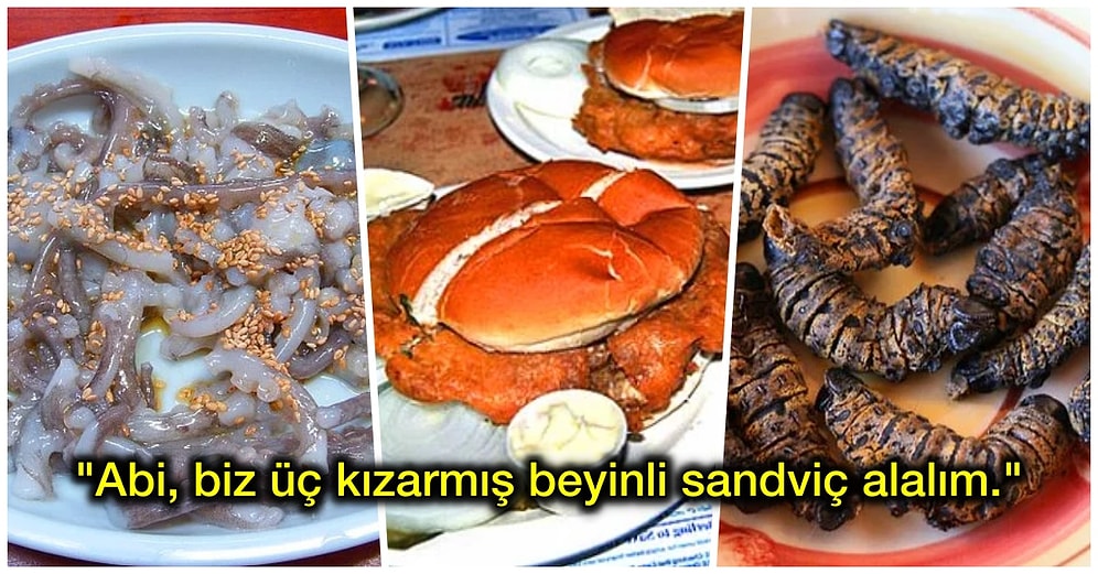 Tarifi İlk Bulana Saydırırken Yasaklı Olduğuna Şükredeceğiniz Dünya Çapındaki Bi' Acayip Yiyecekler