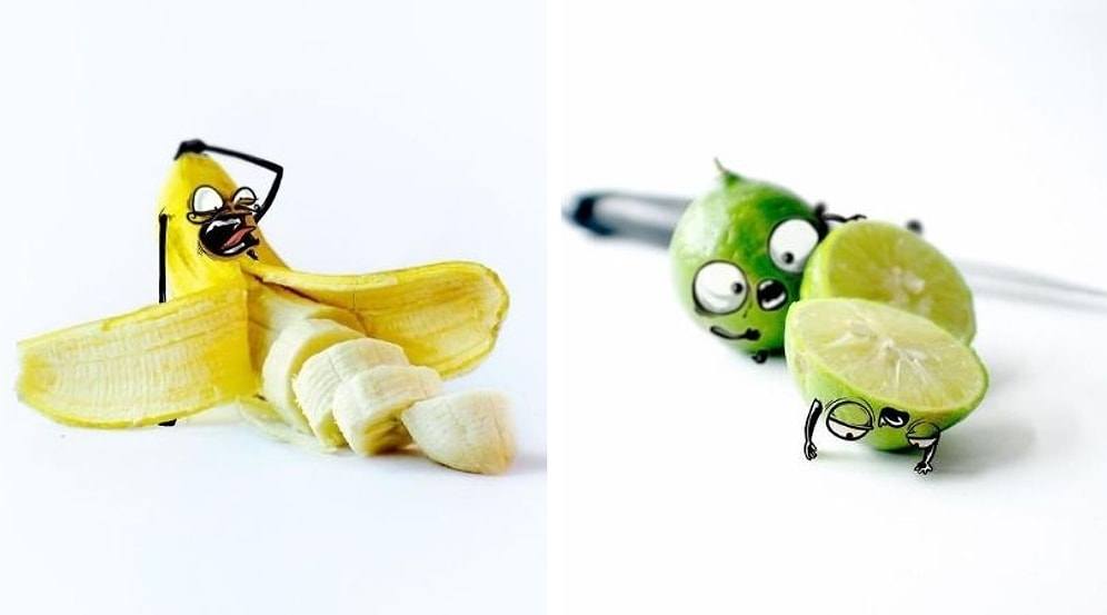 Художник превращает фрукты в драматических персонажей, и вы больше не сможете развидеть это (22 фото)