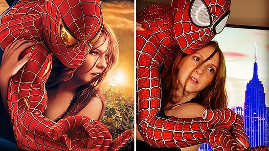 Жена с мужем воссоздают культовые сцены из 31 известного фильма и сериала