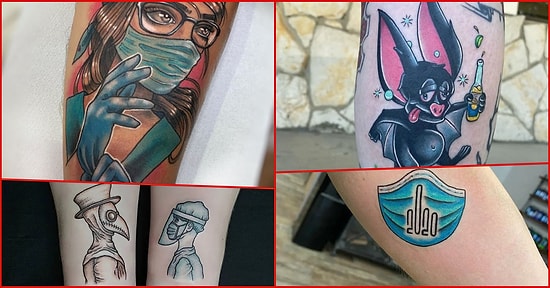 Yeni Normal'in Yansımaları: Kovid-19 Temalı 20 Dövme