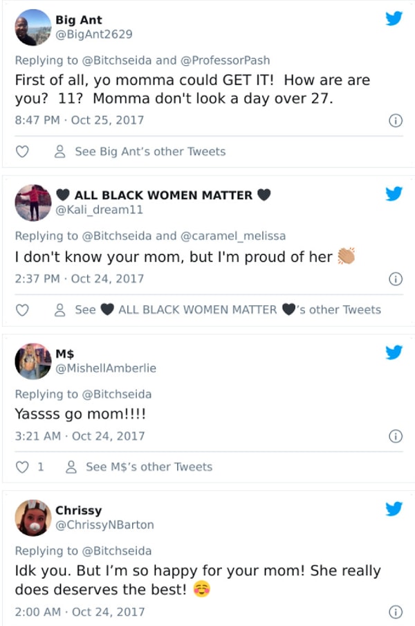 Многие люди под постом поздравляли ее маму и задаривали комплиментами, подчеркивая, как хорошо они выглядят вместе.