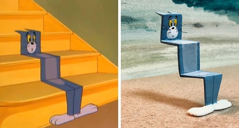 Tom'un Jerry'yi Kovalarken Başına Gelen Talihsizlikler Heykel Oldu