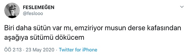 2. “Sütün var mı?”