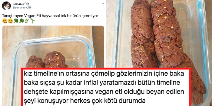 Bir Twitter Kullanıcısının Paylaştığı "Vegan Etin" İnfial Yaratan Görüntüsü Sosyal Medyada Tartışmalara Neden Oldu