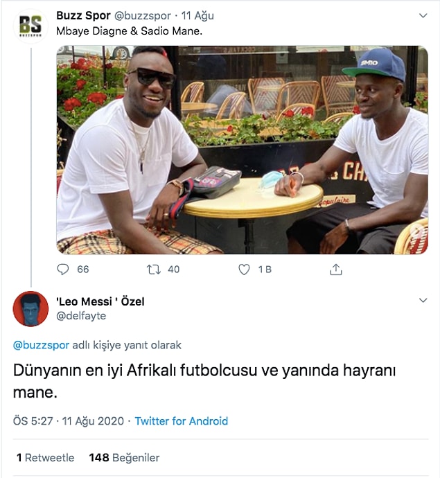 5. Bir sevdadır Mbaye Diagne. 🙃