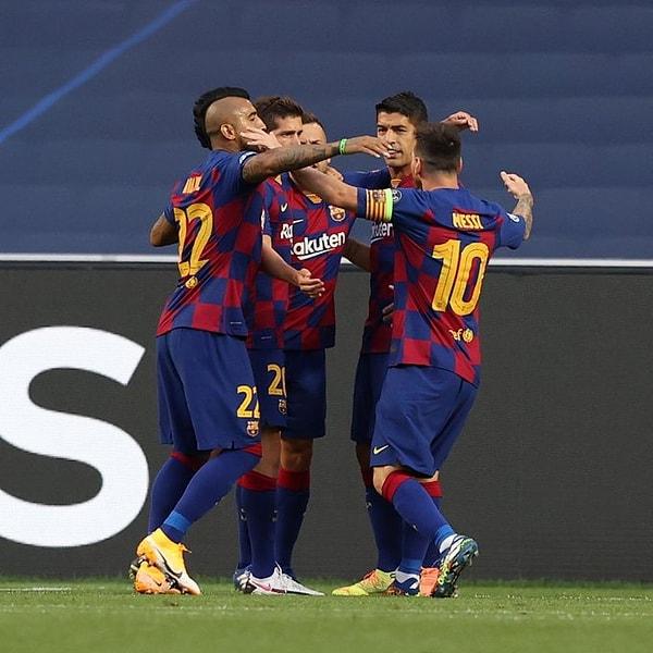 Alaba'nın kendi ağlarına gönderdiği gol ise Barcelona için tesseli sayısı oldu.