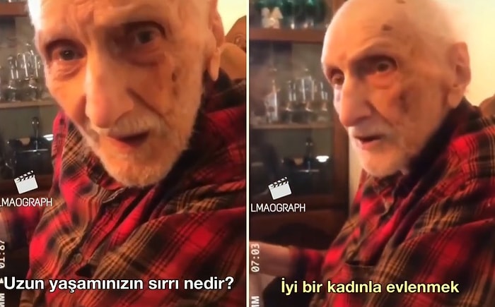 Uzun Yaşamın Sırrı Nedir Sorusuna Cevap Olarak 'İyi Bir Kadınla Evlenmek' Diyen Alfa Adam