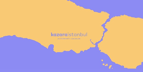 Kazara İstanbul, İstanbul hakkında hiçbir fikri olmayan bir tasarımcıdan yalnızca ismini bildiği bazı ilçe ve semtler için logo çalışması yapmasının istendiği bir kompozisyon itibariyle ortaya çıkıyor.