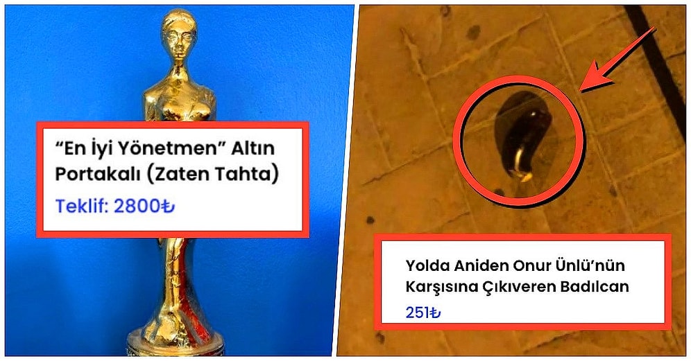 Onur Ünlü'nün Yolda Aniden Önüne Çıkan 'Badılcan' Dahil, Her Türlü Alet Edevatı Sattığı Eksantrik Sitesi: Hayatımı Satıyorum