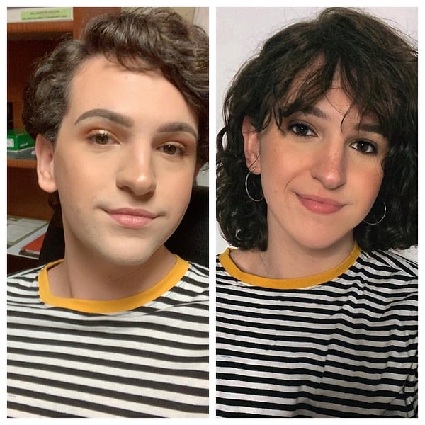 5. "Bugün hormon terapisindeki 1. yılım."