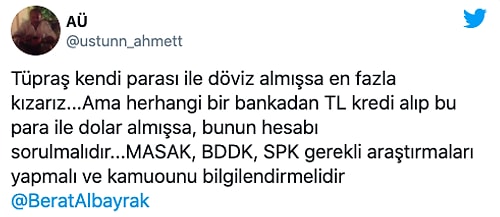 Yeni Şafak'ın 'Tüpraş’ın Dolar Oyunu' Haberi Gündemde: '2020’nin İlk 6 Ayında 5,1 Milyar TL’lik Dolar Alınmış'