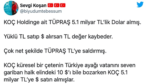 Yeni Şafak'ın 'Tüpraş’ın Dolar Oyunu' Haberi Gündemde: '2020’nin İlk 6 Ayında 5,1 Milyar TL’lik Dolar Alınmış'