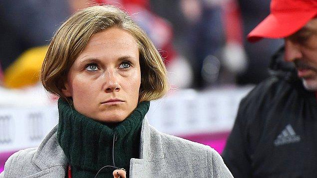 35 yaşındaki Krüger, Bayern Münih'in "Takım Yöneticisi". Almanya'da böyle bir pozisyona sahip tek kadın da kendisi.