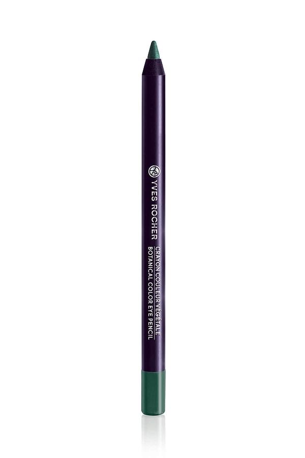 6. Renkli gözlülere yeşil veya mavi göz kalemi de çok yakışıyor. Yves Rocher marka bu kalemler yoğun pigmentli ve sürümü çok kolay.