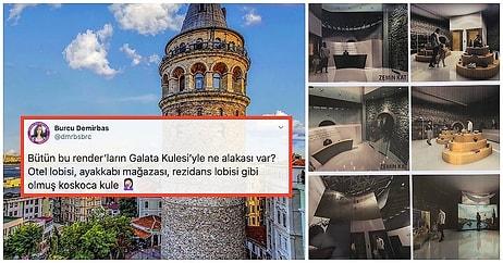 Galata Kulesi'nin Skandal Restorasyon Görüntülerine Müzenin Render'ları Eklendi, 'Modernizm' Adı Altında Koskoca Tarih Yok mu Ediliyor?