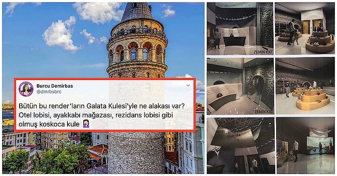 Galata Kulesi'nin Skandal Restorasyon Görüntülerine Müzenin Render'ları Eklendi, 'Modernizm' Adı Altında Koskoca Tarih Yok mu Ediliyor?