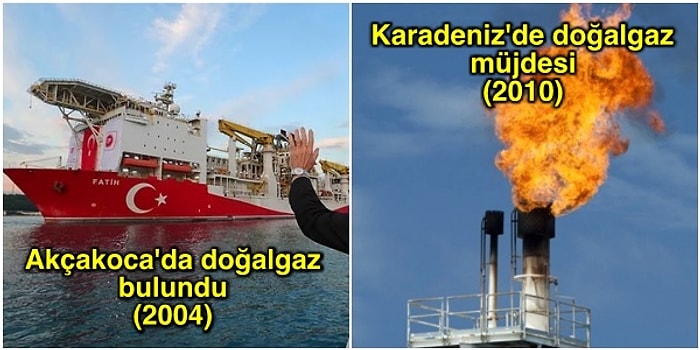 Daha Önce Müjdelenip Bir Daha Kendisinden Haber Alınamayan Doğalgaz Rezervlerinin Haber Manşetleri