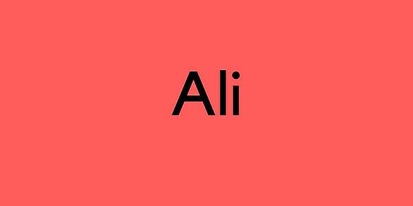 Ali!