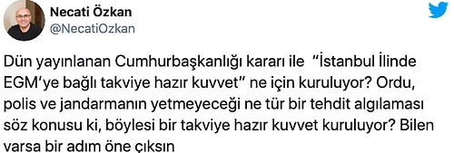 Ankara'dan Sonra İstanbul'da da 'Takviye Hazır Kuvvet Müdürlüğü' Oluşturuldu