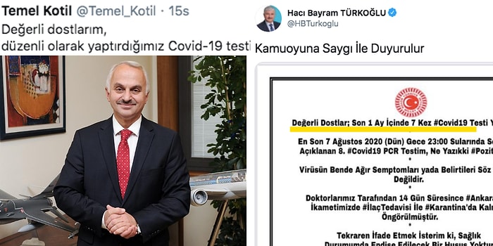 Vatandaş Bir Testi Bile Zor Yaptırırken Devlet Görevlilerinin Düzenli Olarak Covid-19 Testi Yaptırmasına Tepkiler Büyüyor!