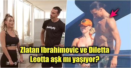 Ünlü Futbolcu Zlatan Ibrahimovic'in Eşini Spiker Diletta Leotta ile Aldattığı Haberleri Ortalığı Karıştırdı