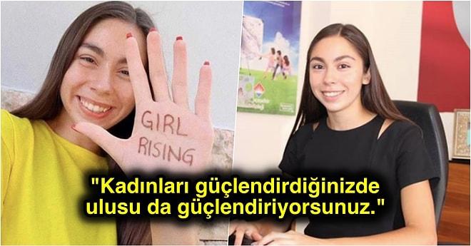 'Girl Up' Hareketini Türkiye'de Başlatarak Genç Kızların Sesi Olup Göğsümüzü Kabartan 17 Yaşındaki Gencimiz Selin Özünaldım
