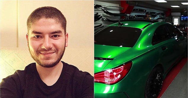 12. Atakan Özyurt'un arabası Mercedes'in CLA 180d modeli ve aracın 2020 fiyatı 411 bin 500 TL...