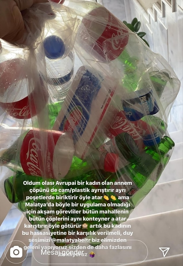 10. Çöp paylaşmak bilinci artırmak için olsa belki de, Avrupai vurgusu sanki pek öyle değil diyor.