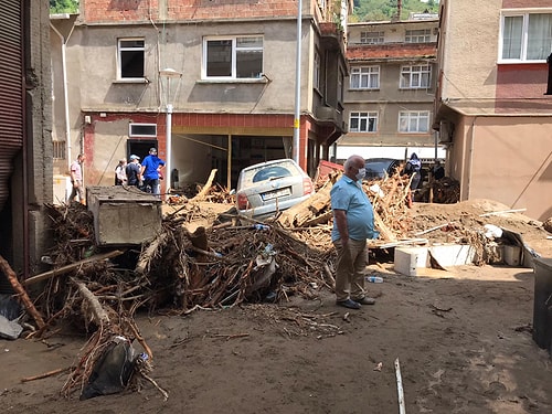 Giresun'da Sel Felaketinin Yarattığı Yıkım Objektiflere Yansıdı ????