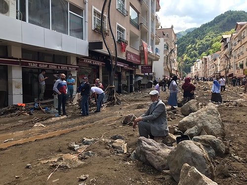 Giresun'da Sel Felaketinin Yarattığı Yıkım Objektiflere Yansıdı ????