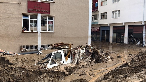 Giresun'da Sel Felaketinin Yarattığı Yıkım Objektiflere Yansıdı ????