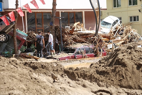 Giresun'da Sel Felaketinin Yarattığı Yıkım Objektiflere Yansıdı ????